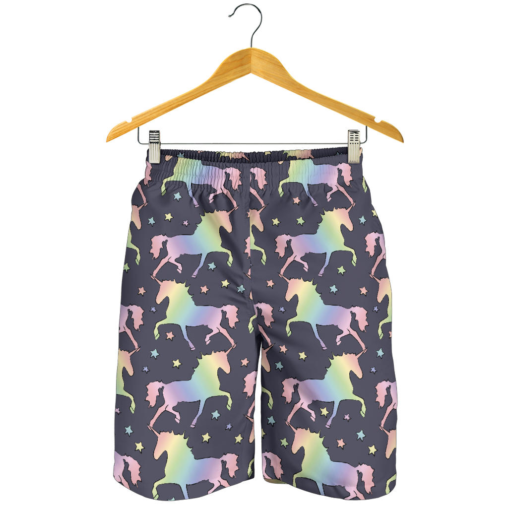 Rainbow Pattern Print Design A05 Mens Shorts