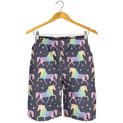 Rainbow Pattern Print Design A05 Mens Shorts