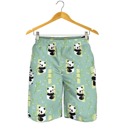 Panda Pattern Print Design A03 Mens Shorts