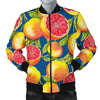 Grapefruit Pattern Print Design GF04 Men Bomber Jacket