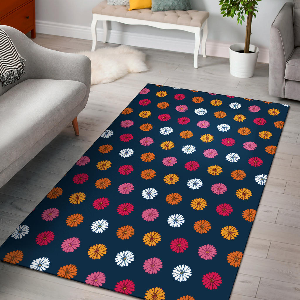 Gerberas Pattern Print Design GB06 Area Rugs