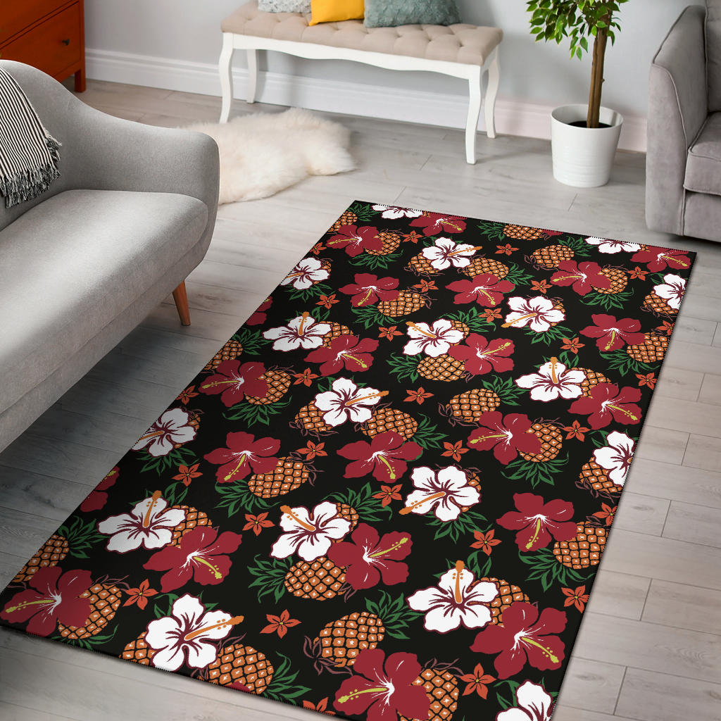 Hawaiian Themed Pattern Print Design H013 Area Rugs