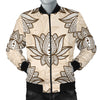 lotus Boho Pattern Print Design LO05 Men Bomber Jacket