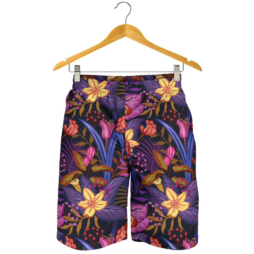 Lily Pattern Print Design LY016 Mens Shorts