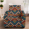 Knit Aztec Tribal Armchair Slipcover