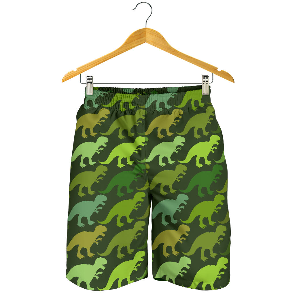 T Rex Pattern Print Design A03 Mens Shorts