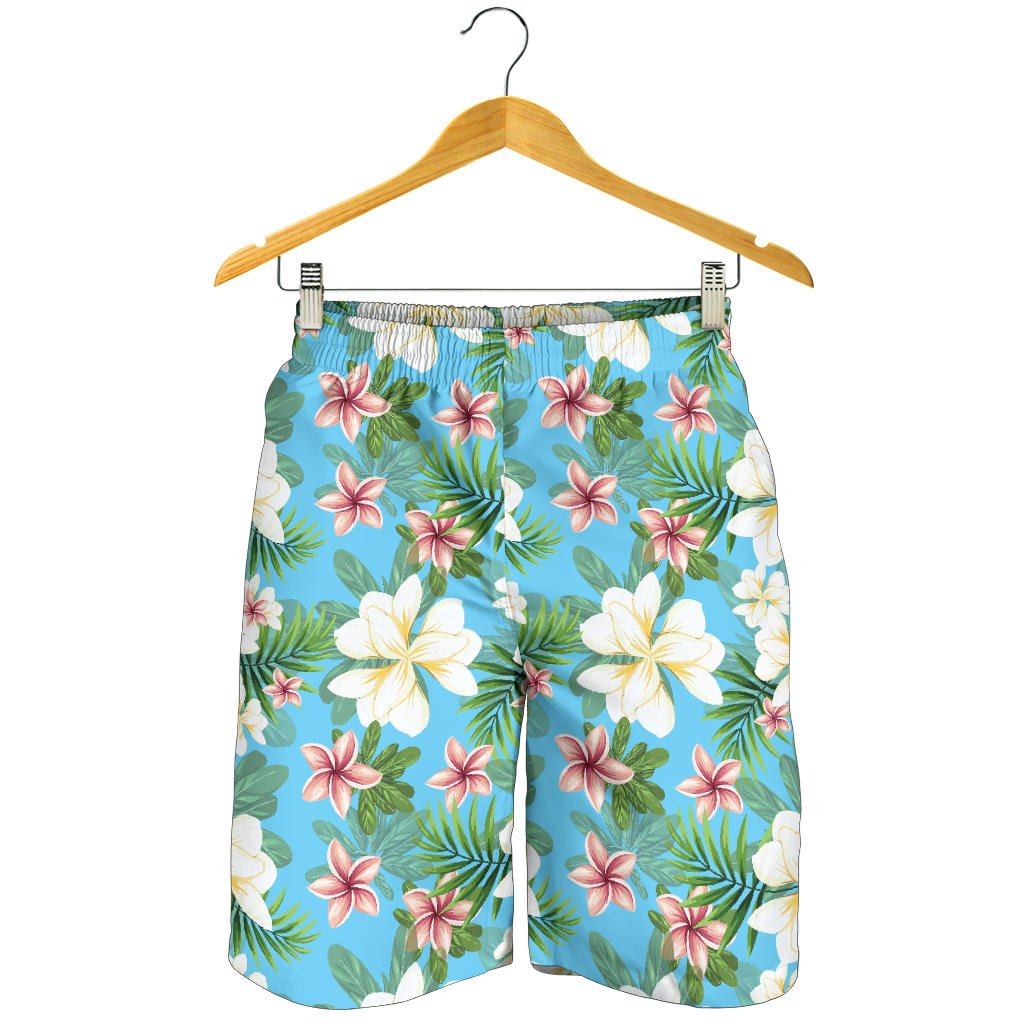 Plumeria Pattern Print Design PM028 Mens Shorts