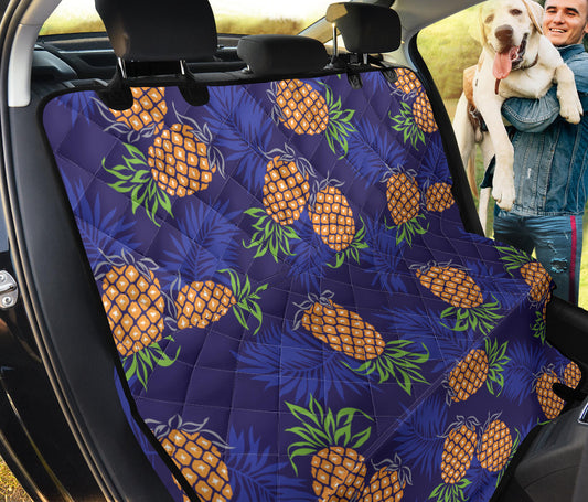 Pineapple Pattern Print Design PP02 Rear Dog  Seat Cover