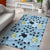 Sea Turtle Pattern Print Design T011 Area Rugs