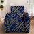 Nautical Anchor Rope Pattern Armchair Slipcover