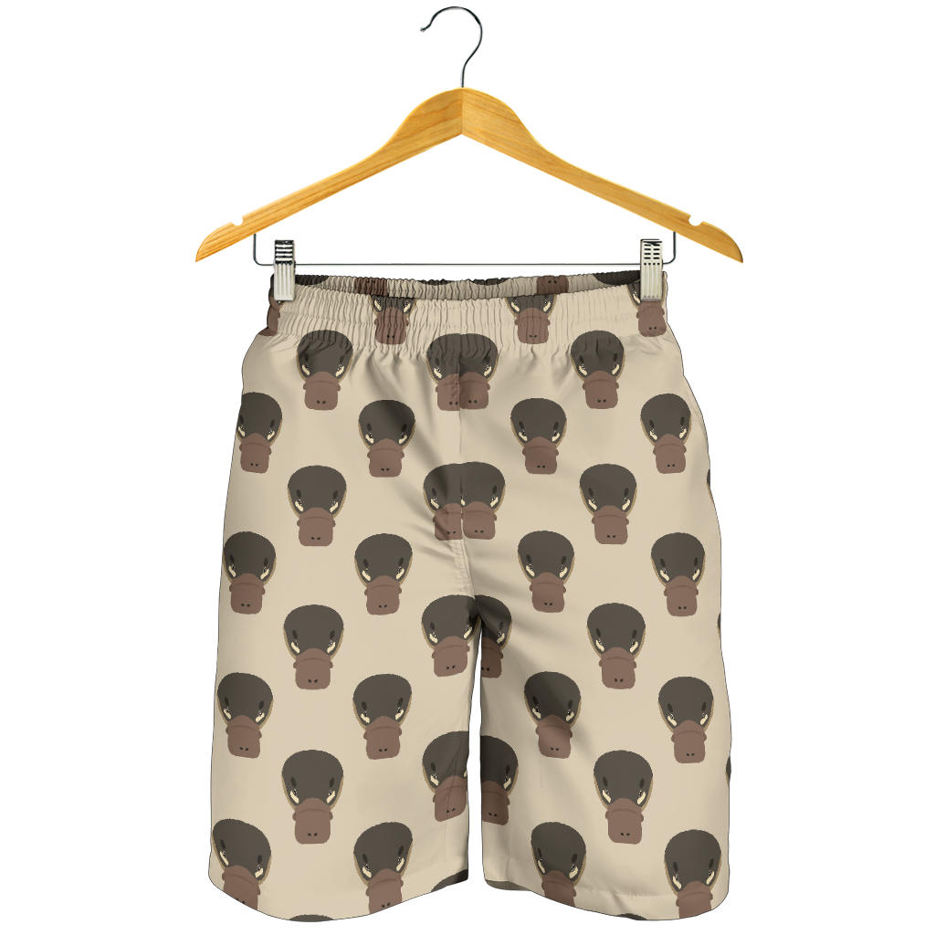Platypus Pattern Print Design A03 Mens Shorts