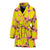 Lemon Pattern Print Design LM03 Women Bathrobe