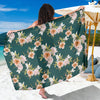 Iris Pattern Print Design IR01 Sarong Pareo Wrap