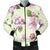 Apple blossom Pattern Print Design AB05 Men Bomber Jacket