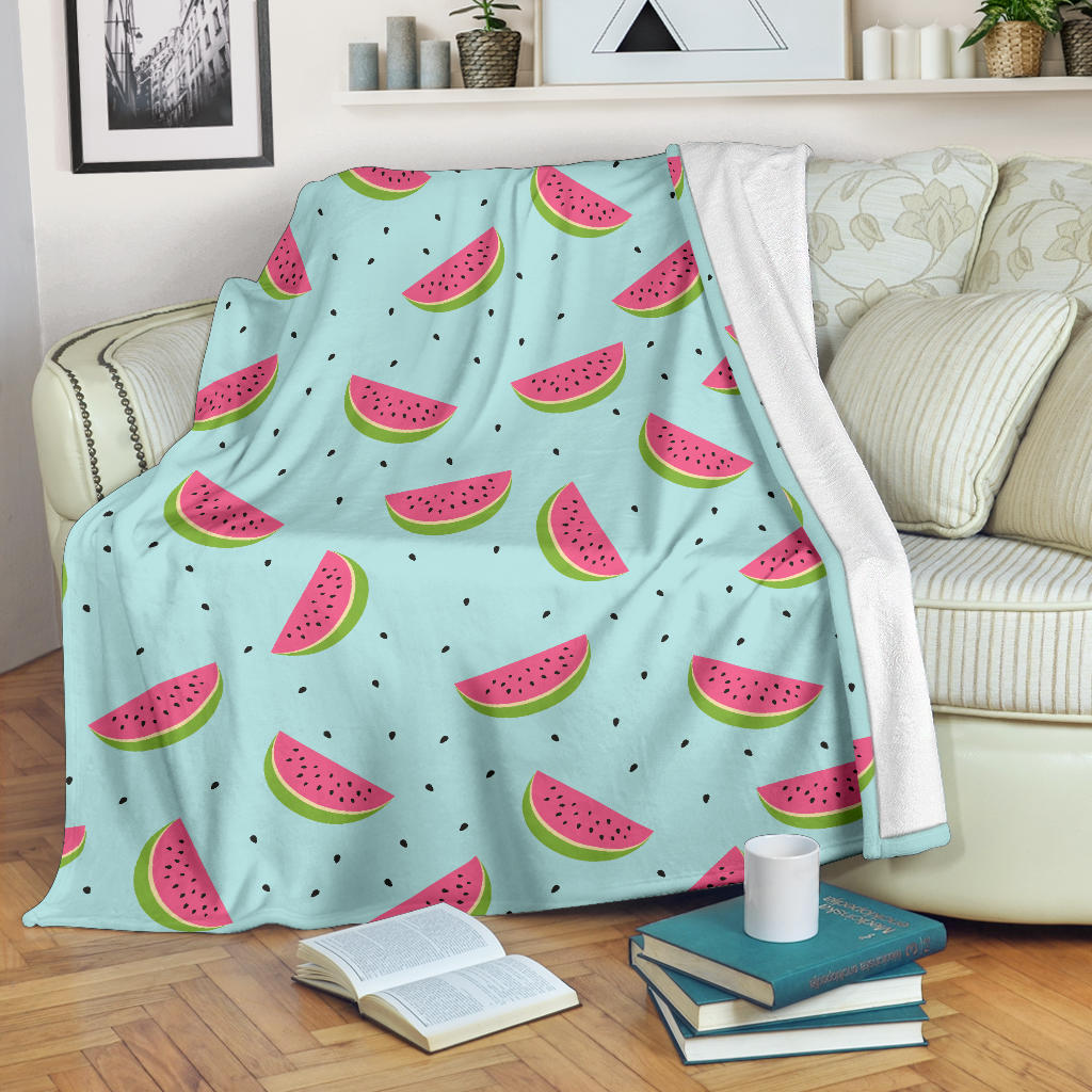 Watermelon Pattern Print Design WM06 Fleece Blanket