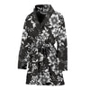 Gerberas Pattern Print Design GB02 Women Bathrobe