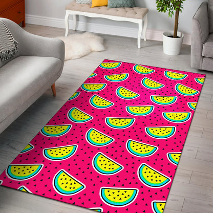 Watermelon Pattern Print Design WM04 Area Rugs