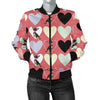 Chihuahua Pattern Print Design 01 Women's Bomber Jacket