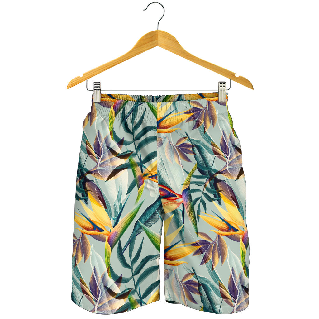 Tropical Flower Pattern Print Design TF022 Mens Shorts