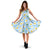 Daisy Pattern Print Design DS010 Midi Dress