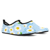 Daisy Pattern Print Design DS010 Aqua Water Shoes