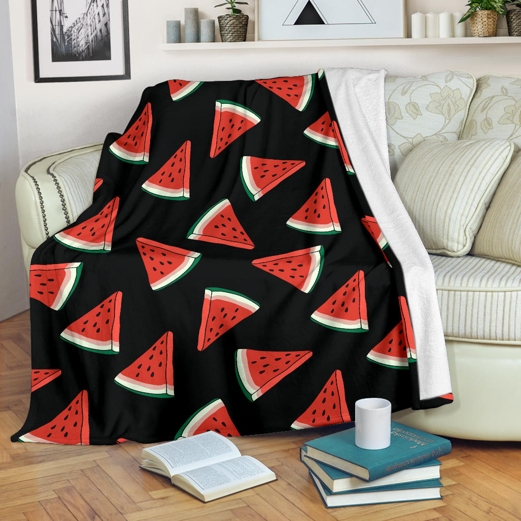 Watermelon Pattern Print Design WM01 Fleece Blanket