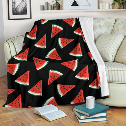 Watermelon Pattern Print Design WM01 Fleece Blanket