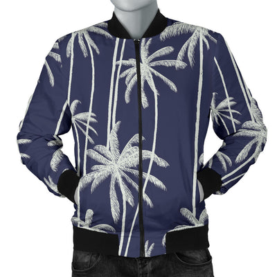 Palm Tree Pattern Print Design PT06 Men Bomber Jacket