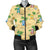 Beach Themed Pattern Print Design 01 Women's Bomber Jacket