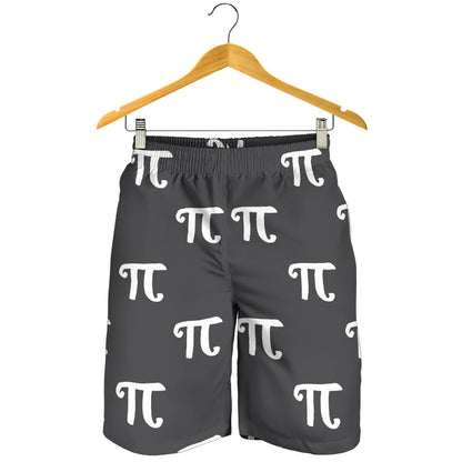 Pi Day Pattern Print Design A01 Mens Shorts