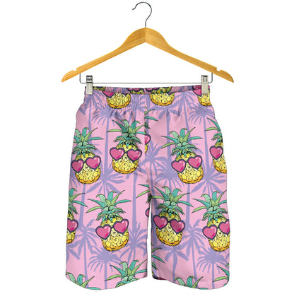 Pineapple Pattern Print Design PP06 Mens Shorts