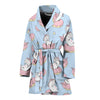 Donut Unicorn Pattern Print Design DN014 Women Bathrobe