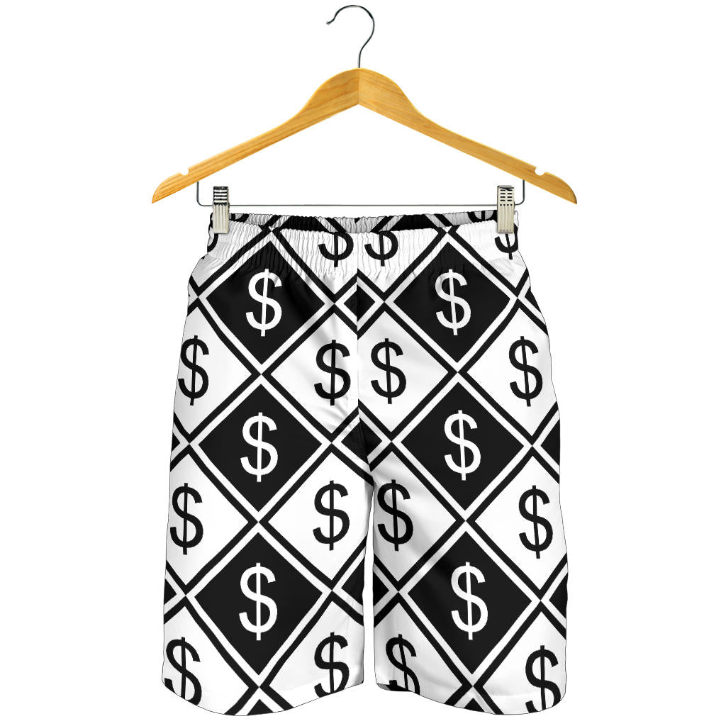 Money Pattern Print Design 04 Mens Shorts