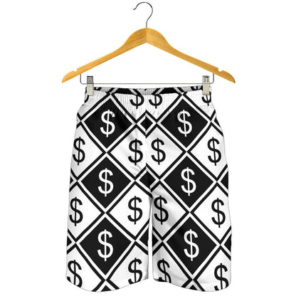 Money Pattern Print Design 04 Mens Shorts
