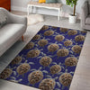 Sea Turtle Pattern Print Design T05 Area Rugs