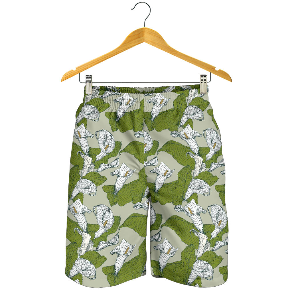 Lily Pattern Print Design LY08 Mens Shorts
