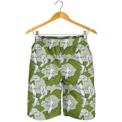 Lily Pattern Print Design LY08 Mens Shorts