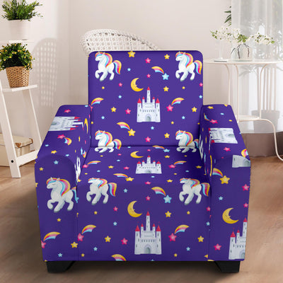 Unicorn Casttle Armchair Slipcover