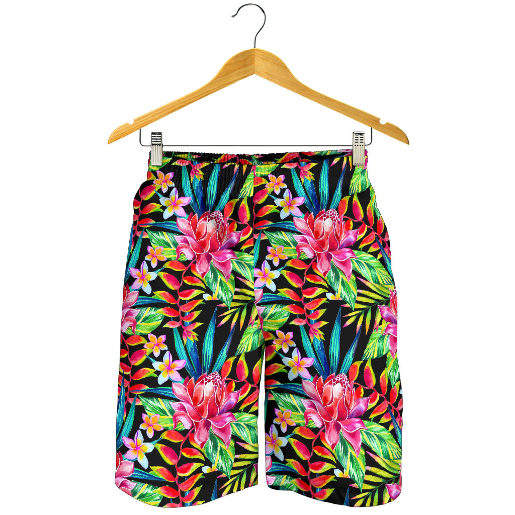 Heliconia Pattern Print Design HL02 Mens Shorts