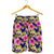 Pink Hibiscus Pattern Print Design HB027 Mens Shorts