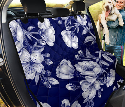 Cherry Blossom Pattern Print Design CB01 Rear Dog  Seat Cover