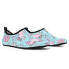 Donut Unicorn Pattern Print Design DN016 Aqua Water Shoes