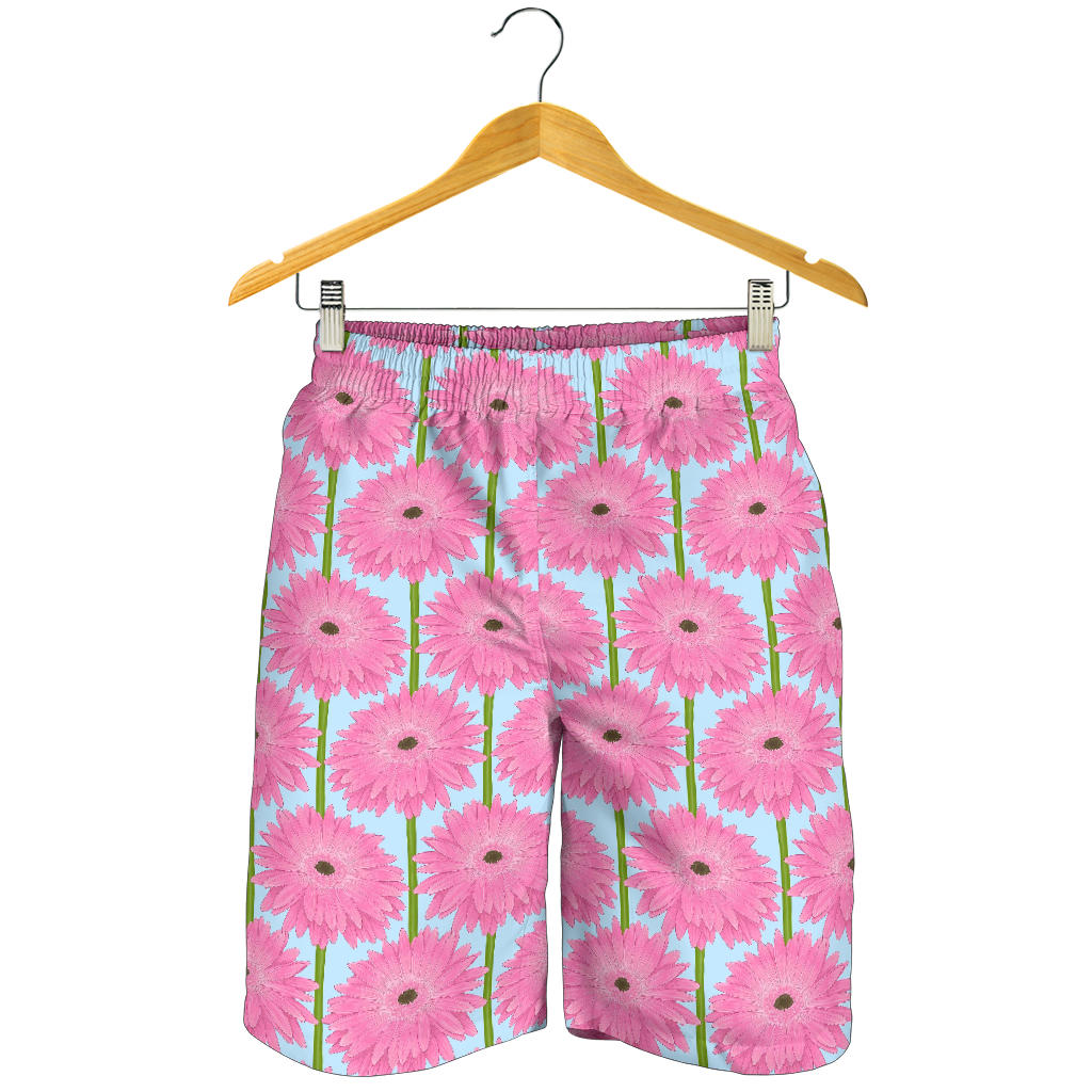 Gerberas Pattern Print Design GB01 Mens Shorts