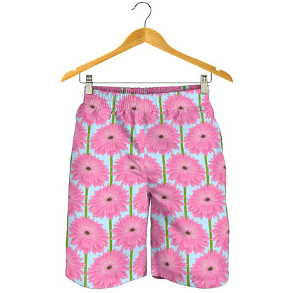 Gerberas Pattern Print Design GB01 Mens Shorts