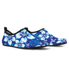 Hibiscus Pattern Print Design HB04 Aqua Water Shoes