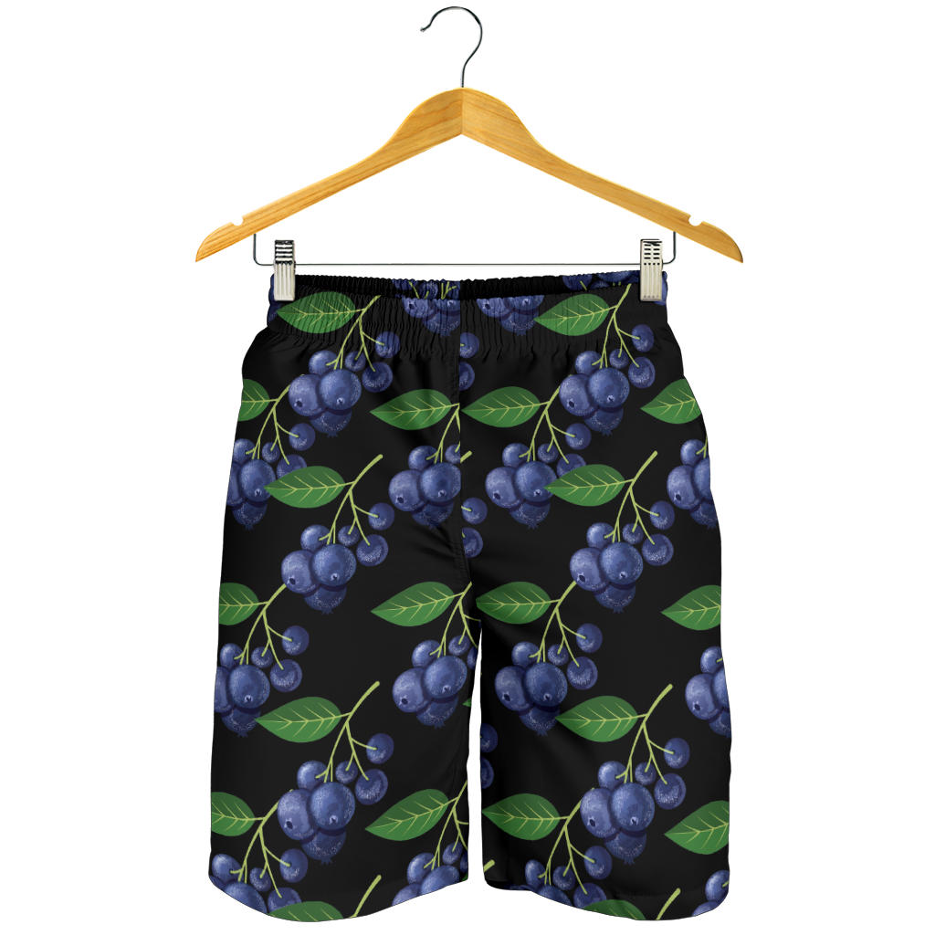 Blueberry Pattern Print Design BB01 Mens Shorts