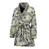 Dollar Pattern Print Design DO02 Women Bathrobe