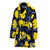 Lemon Pattern Print Design LM01 Women Bathrobe