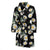 Daisy Pattern Print Design DS07 Men Bathrobe