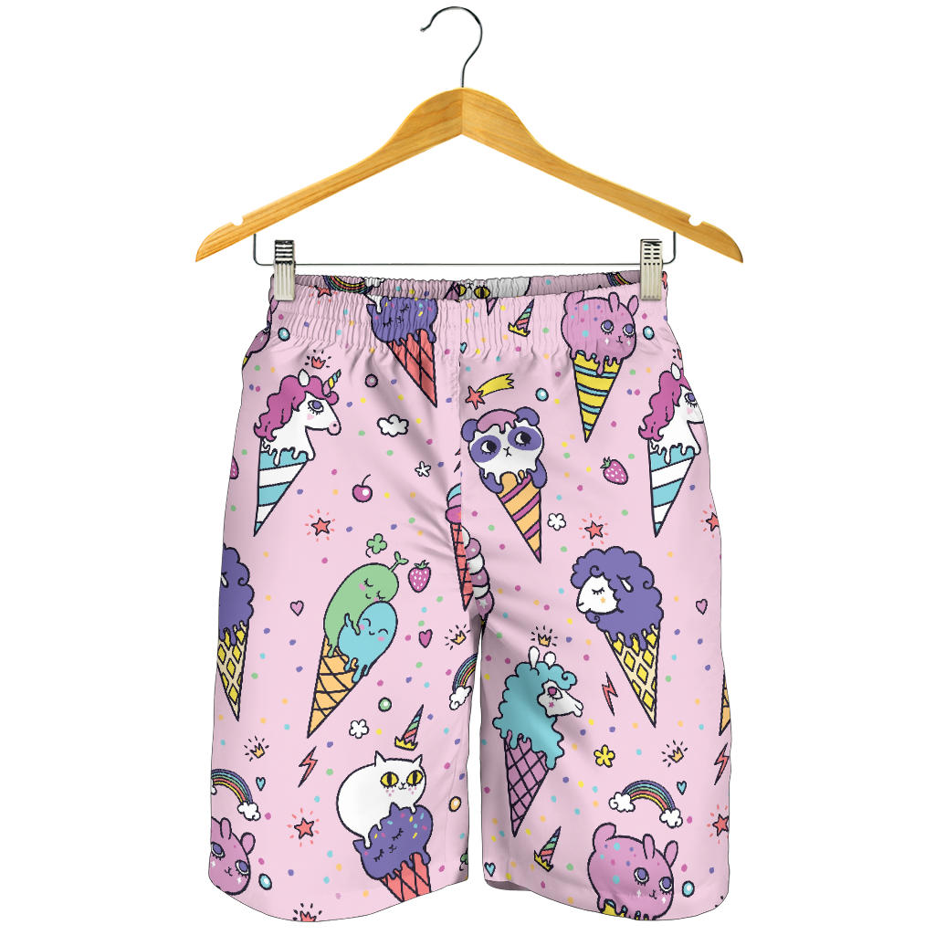 Ice Cream Pattern Print Design IC05 Mens Shorts